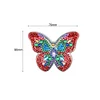 5pcs DIY Full Drill Diamond Painting Special Shaped Butterfly Keychain Gift