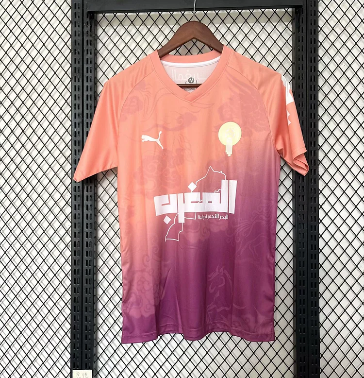 2025-26 Morocco Training Jersey Pink Purple - Jersey - Fan Edition