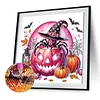 Diamond Painting - Partial Special Shaped Drill - Halloween Pumpkin(Canvas|30*30cm)