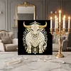 DIY Pearl Painting Cow for Home Wall Decor with Frame(30x30cm)