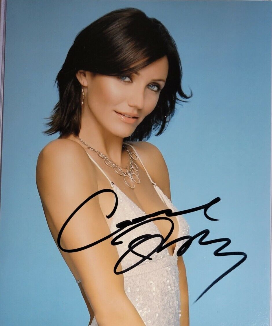 Cameron Diaz Authentic Autographed 8x10 Photo Poster painting w/ COA