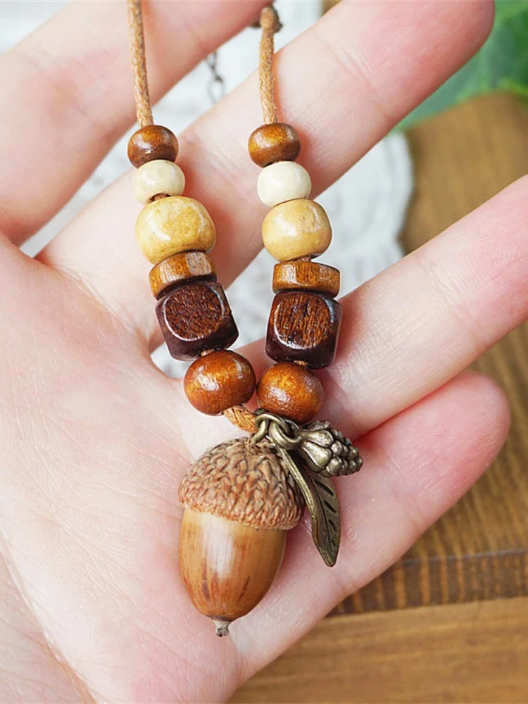 Vintage Handmade Acorn Bracelet