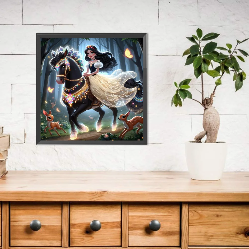 Diamond Painting - Full Round Drill - Princess Snow White(Canvas|40*40cm)