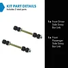 TRQ Front Sway Bar Link Kit Pair Set for Regal S10 LTD S-15 626 Marquis Cutlass D720