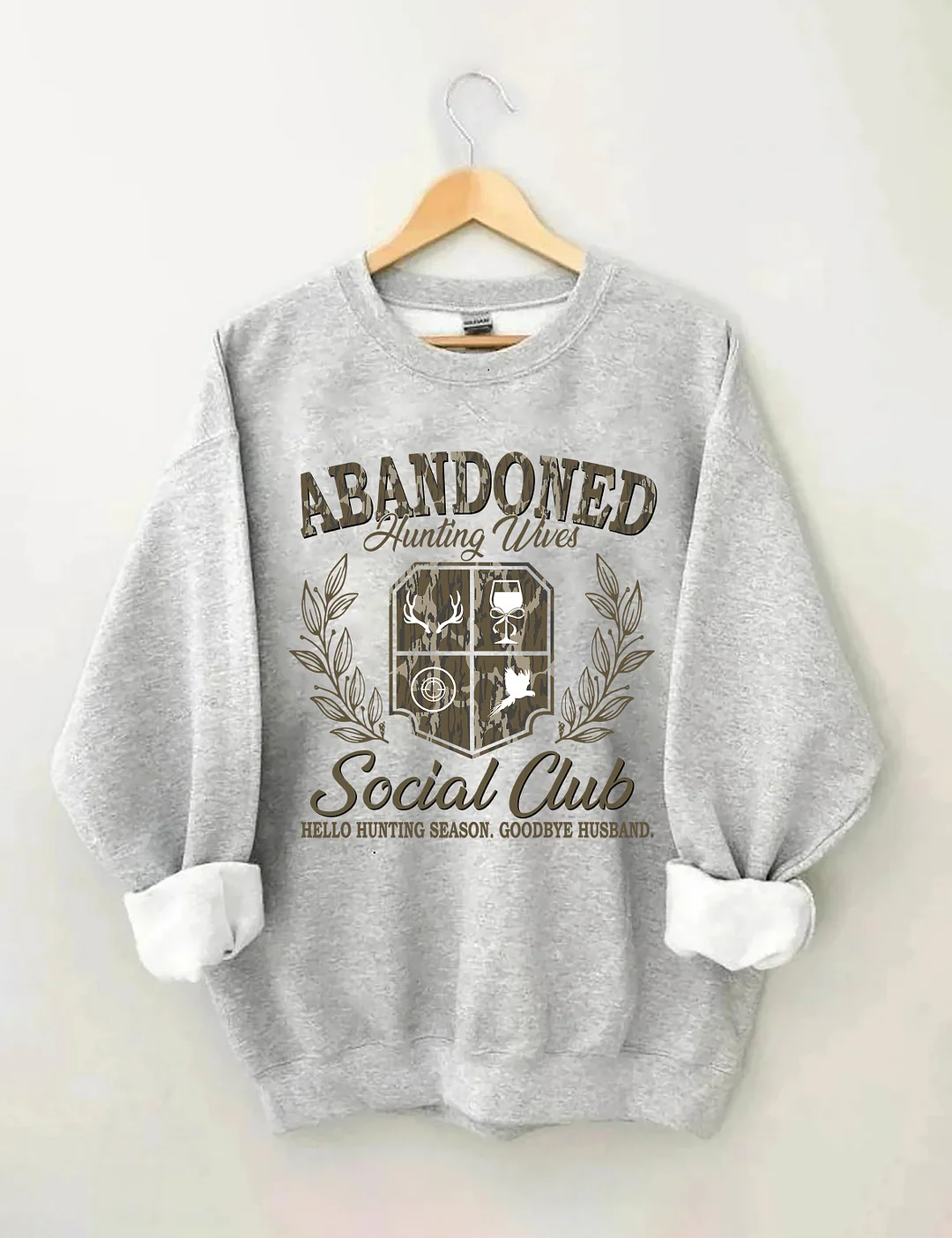 Abandoned Hunting Wife Social Club Sweatshirt
