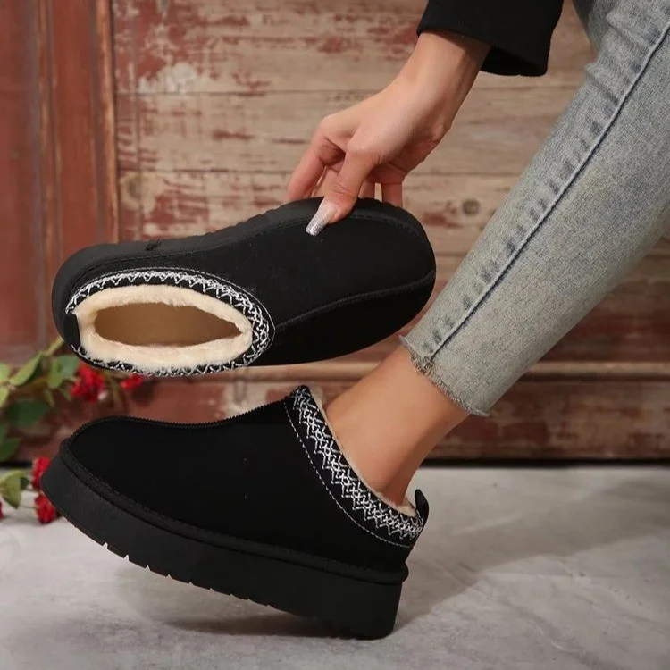 Breakj Breakj Size Snow Boots Women 2023 Winter New Velvet Women's Shoes Warm Boots Cotton Shoes Women