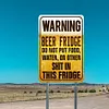 Beer fridge warning - Vintage Metal Signs - 20*30cm/30*40cm - Warning