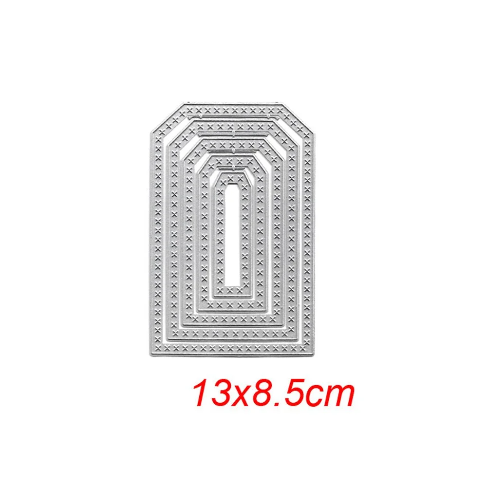 Metal Cutting Dies Curves Border Frames Square DIY Scrapbooking Card Album Making Embossing Punch Craft Diecuts New 2019