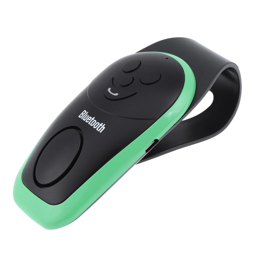 

BT-M1 Universal Bluetooth Car Kit Handsfree Smiling Face Visor Music Player, 501 Original