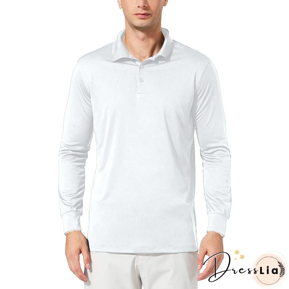 Men's Sportswear Long Sleeve Polos Shirts