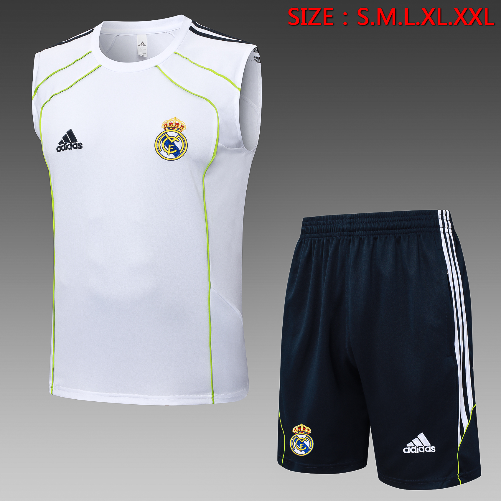 2025/2026 Real Madrid Vest training White Jersey