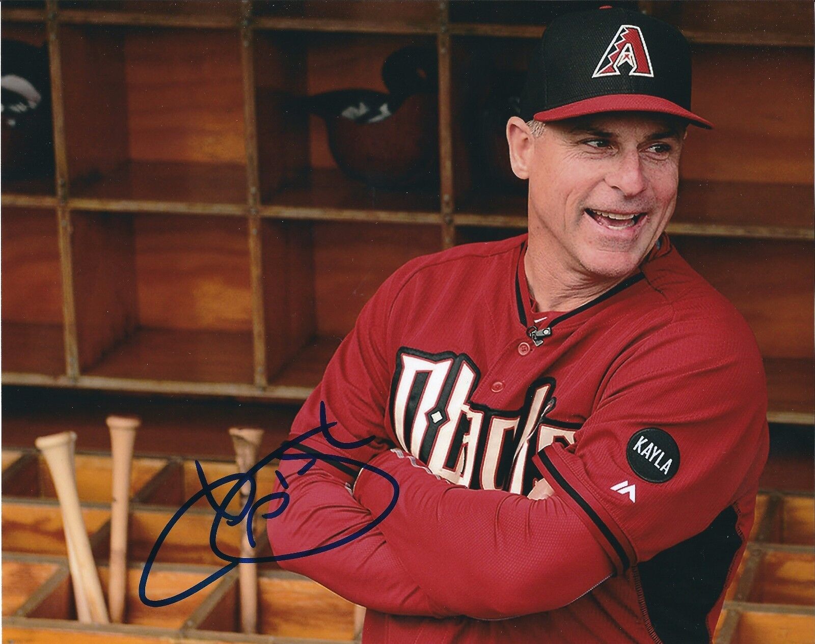 Signed 8x10 CHIP HALE Arizona Diamondbacks Autographed Photo Poster painting - COA