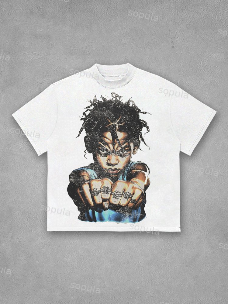 The Power Of Faith Kids Pattern Graphic Tees - Sopula｜Premium Graphic Tees & Graphic Clothing