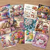 12pcs Holiday Pattern DIY Diamond Painting Greeting Card Set with Envelope Diamond Painting Daily Wishing Cards for Birthdays Thanksgiving & Special Occasion