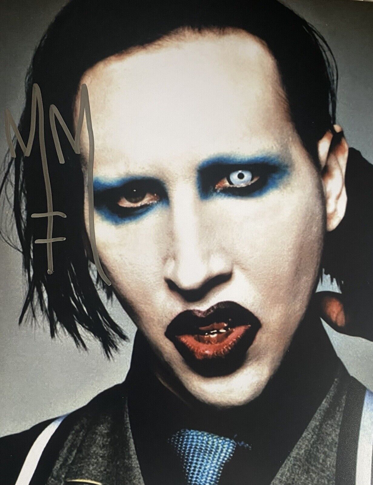 Marilyn Manson signed Autographed 8x10 Photo Poster painting Sexy