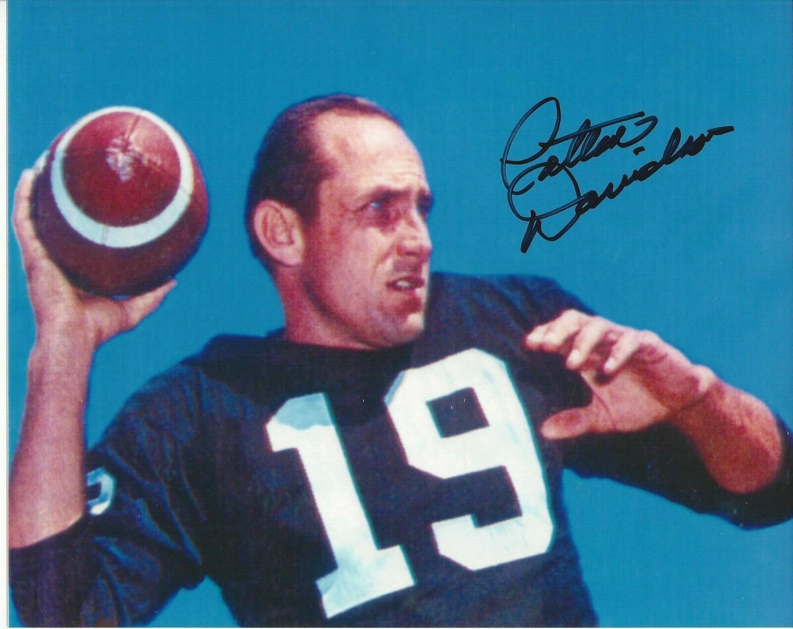 Cotton Davidson autographed 8x10 Oakland Raiders Color#1A