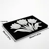 uk.everydayedeals DIY Pearl Painting With Frame - Handmade Self-Adhesive Pearls - Tulip(20*30cm)