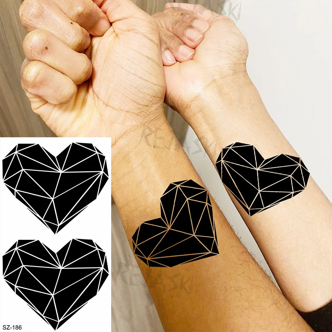 Realistic Sunflower Fashion Wrist Temporary Tattoos For Women Gilr Butterfly Geometry Fake Tattoo Custom Armbands Washable Tatoo