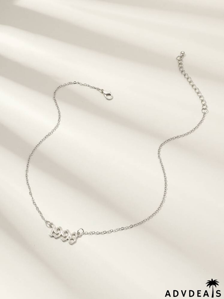 Number Charm Necklace