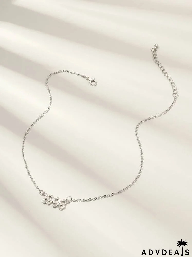 Number Charm Necklace