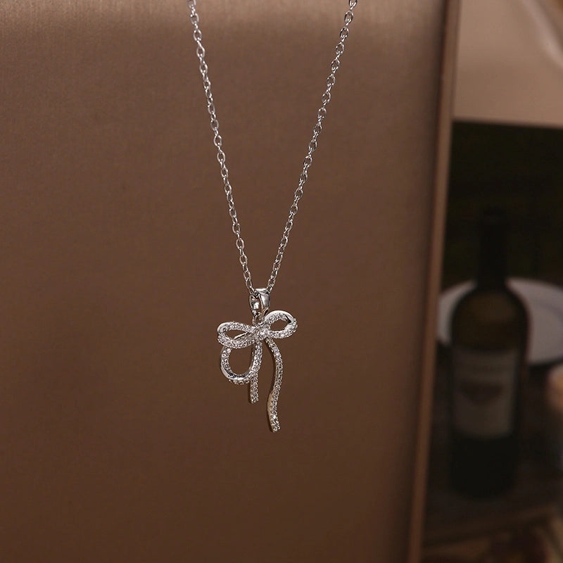 2 Pieces Minimalist Classic Style Geometric Titanium Steel Plating Pendant Necklace