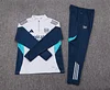 2025/2026 Arsenal Half-Pull Training Suit Light Gray Football Shirt 1:1 Thai Quality Set