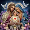 DIY Special Shaped Drill Diamond Painting Kit Framed - Jesus