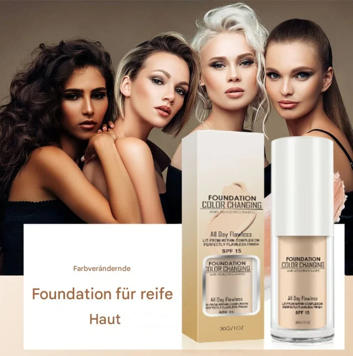✨Farbverändernde Foundation für reife Haut🎁