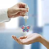 >SALE<Butterfly 5D Diamond Painting Keychain Slap Luminous DIY Pendant (dsk014)