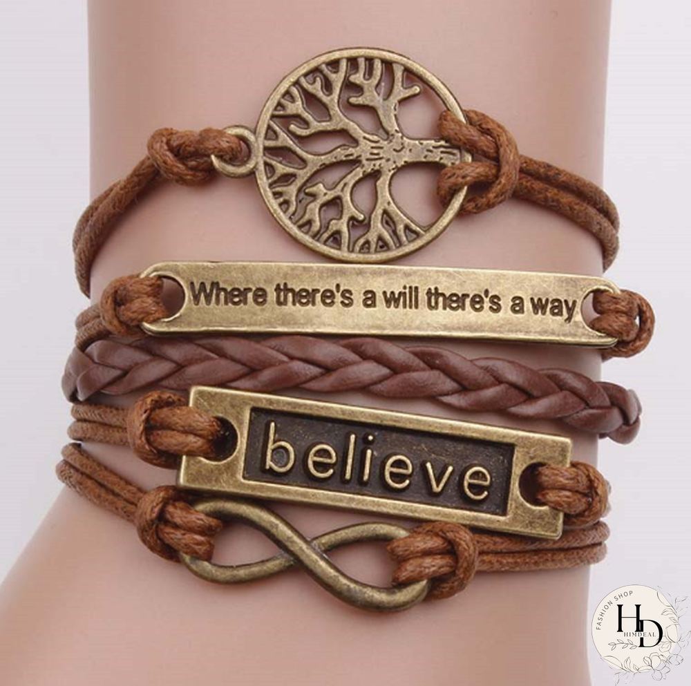 Vintage Unisex Multilayer Bracelet  Alloy Casual Bracelets