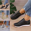 Gioiacombo&trade; Sneaker casual traspiranti con paillettes alla moda da donna