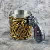 Chope &agrave; bi&egrave;re cr&eacute;ative en acier inoxydable en forme de pistolet