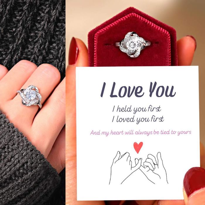 Daughter - I Held You First | Love Knot Ring