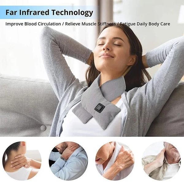 Last Day Buy 2 Free Shipping🎁Intelligent USB Upgraded Heating Scarf