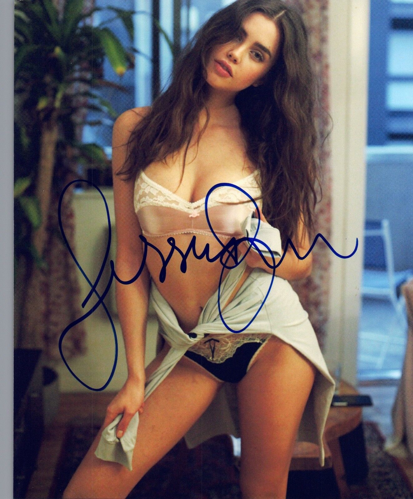 Jessica Buch Signed Autographed 8x10 Photo Poster painting Hot Sexy Model COA AB