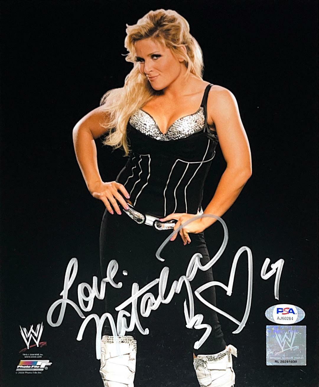 WWE NATALYA HAND SIGNED AUTOGRAPHED 8X10 Photo Poster painting FILE Photo Poster painting WITH PSA DNA COA 28