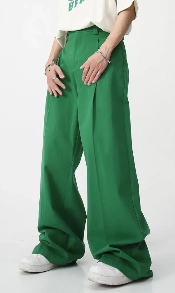 Brownm Boy High Waist Baggy Pants