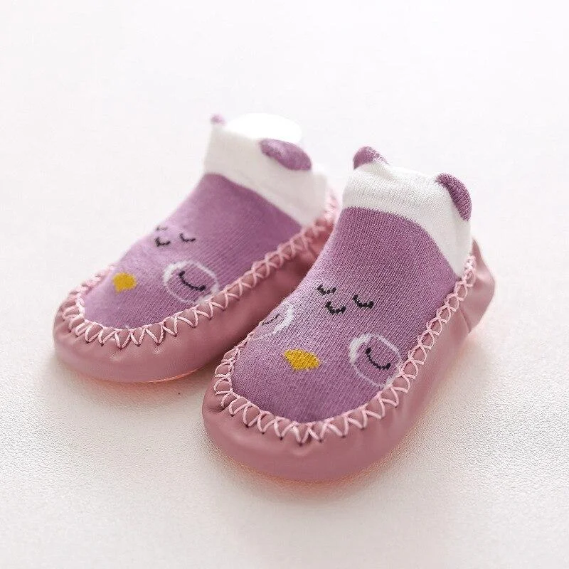 Infant Baby Socks With Rubber Soles Newborn Baby Girls Boys Shoes Autumn Baby Floor Socks Anti Slip Soft Sole Sock