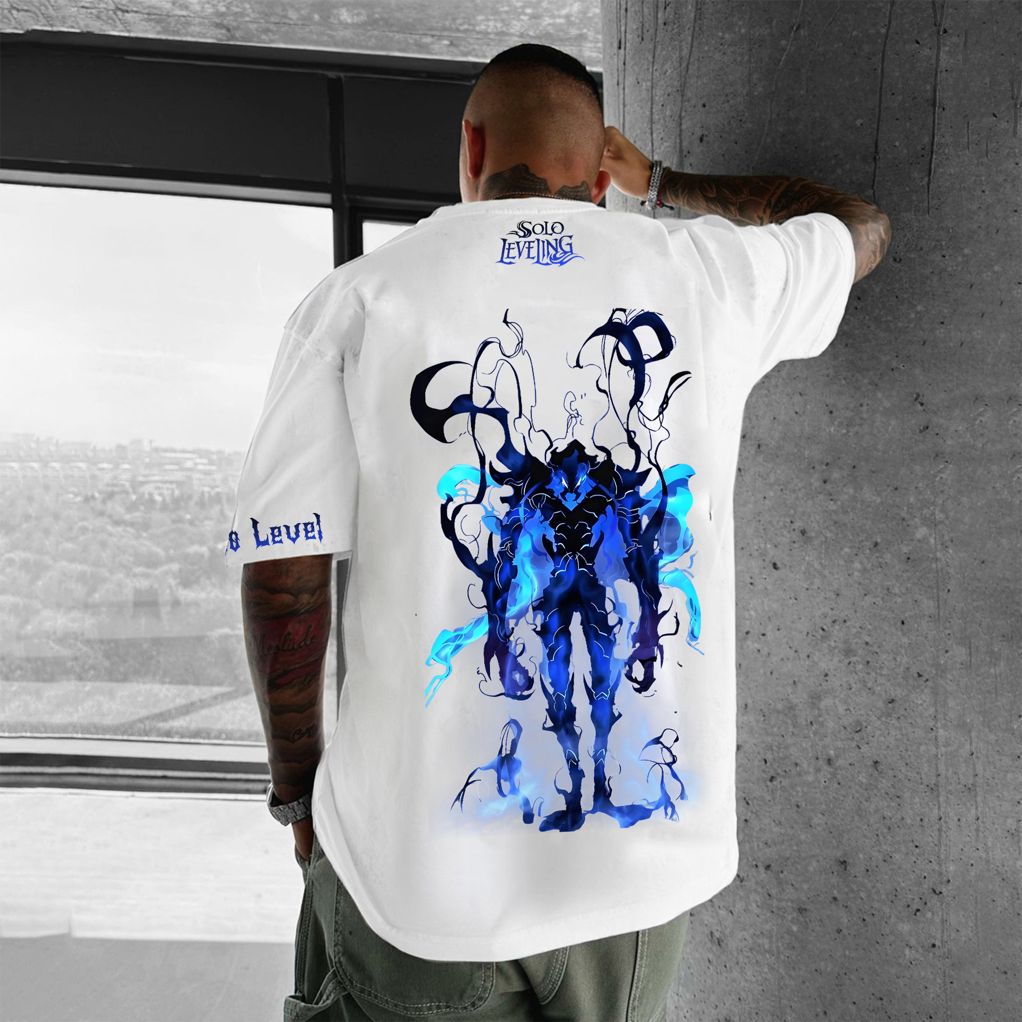 Unisex Comic Style Print Loose Fit T-Shirt