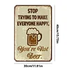 (Multi Style)Beer Bar Cafe - Metal Tin Signs(8*12Inch/12*16Inch) - Bar