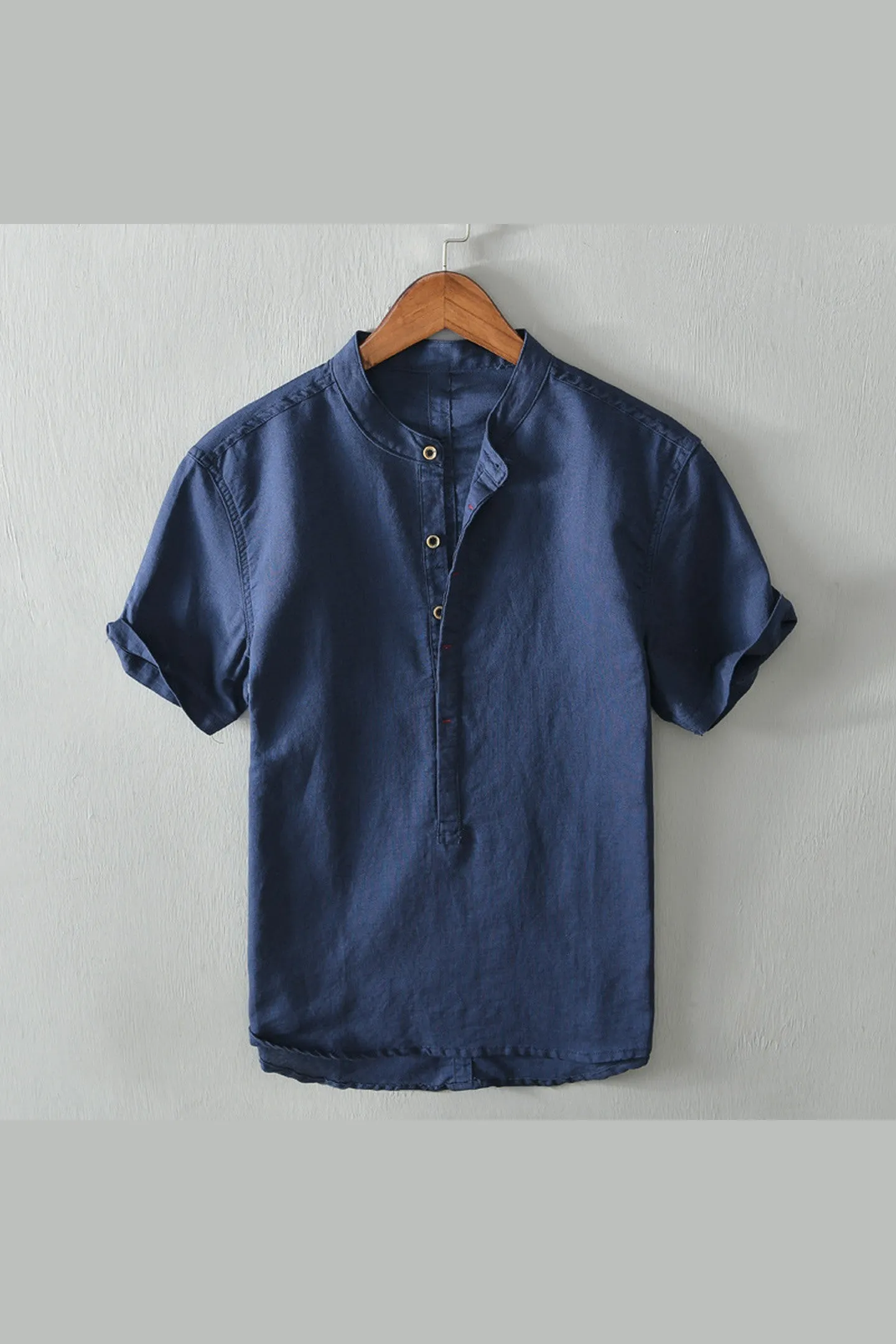 Men's Cotton-Linen Shirt &ndash; Breathable Minimalist Summer Style