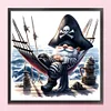 Pirate Goblin-18CT Stamped Cross Stitch 30*30cm/11.81*11.81in