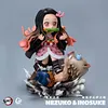 Chibi Version Kamado Nezuko & Hashibira Inosuke - Demon Slayer : Kimetsu No Yaiba Resin Statue - Goose FTY