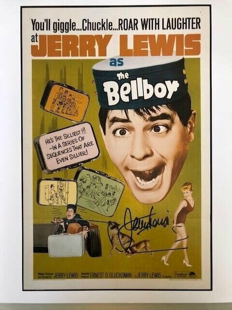 Jerry Lewis The Bellboy (1926-2017) 11X14 original signed Photo Poster painting