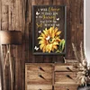 (40*60cm)Sunflower Saying - Full Round Drill Diamond Painting