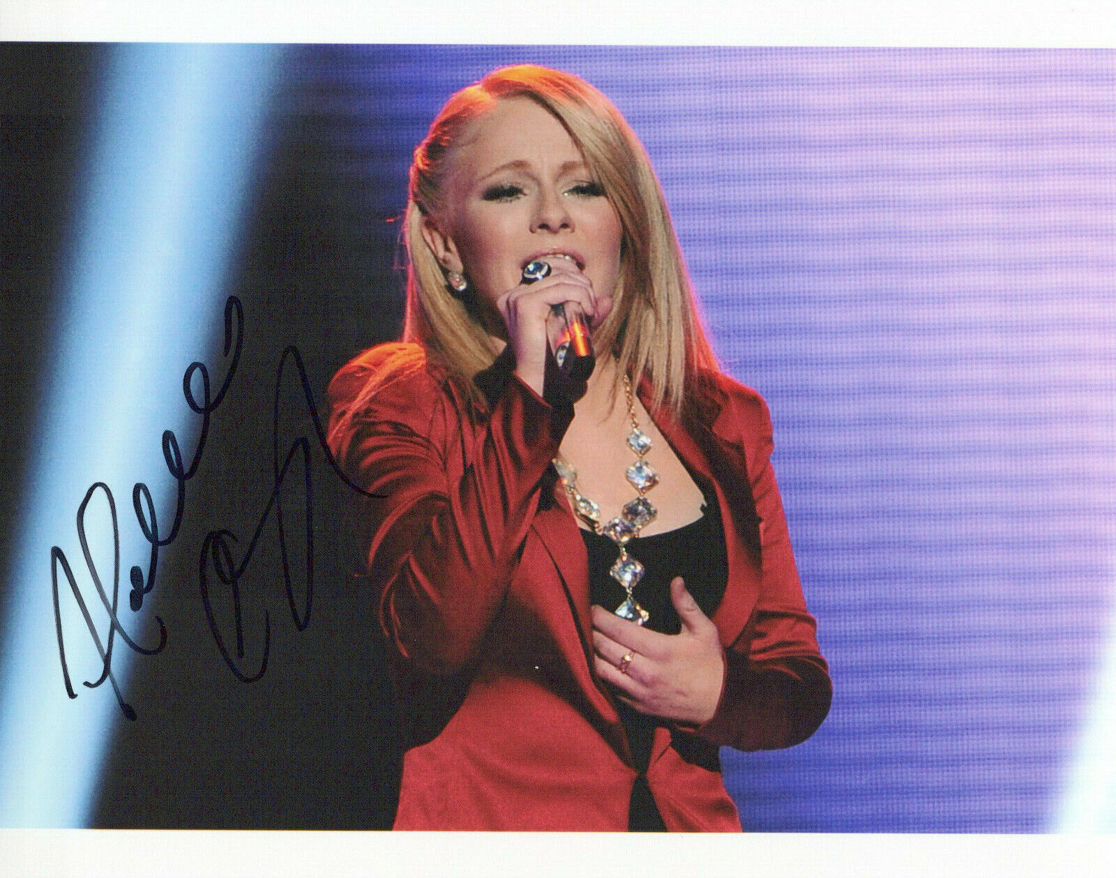 Hollie Cavanagh American Idol autographed Photo Poster painting signed 8X10 #3