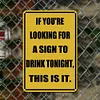 (Multi Style)Drinking - Vintage Metal Signs - 20*30cm