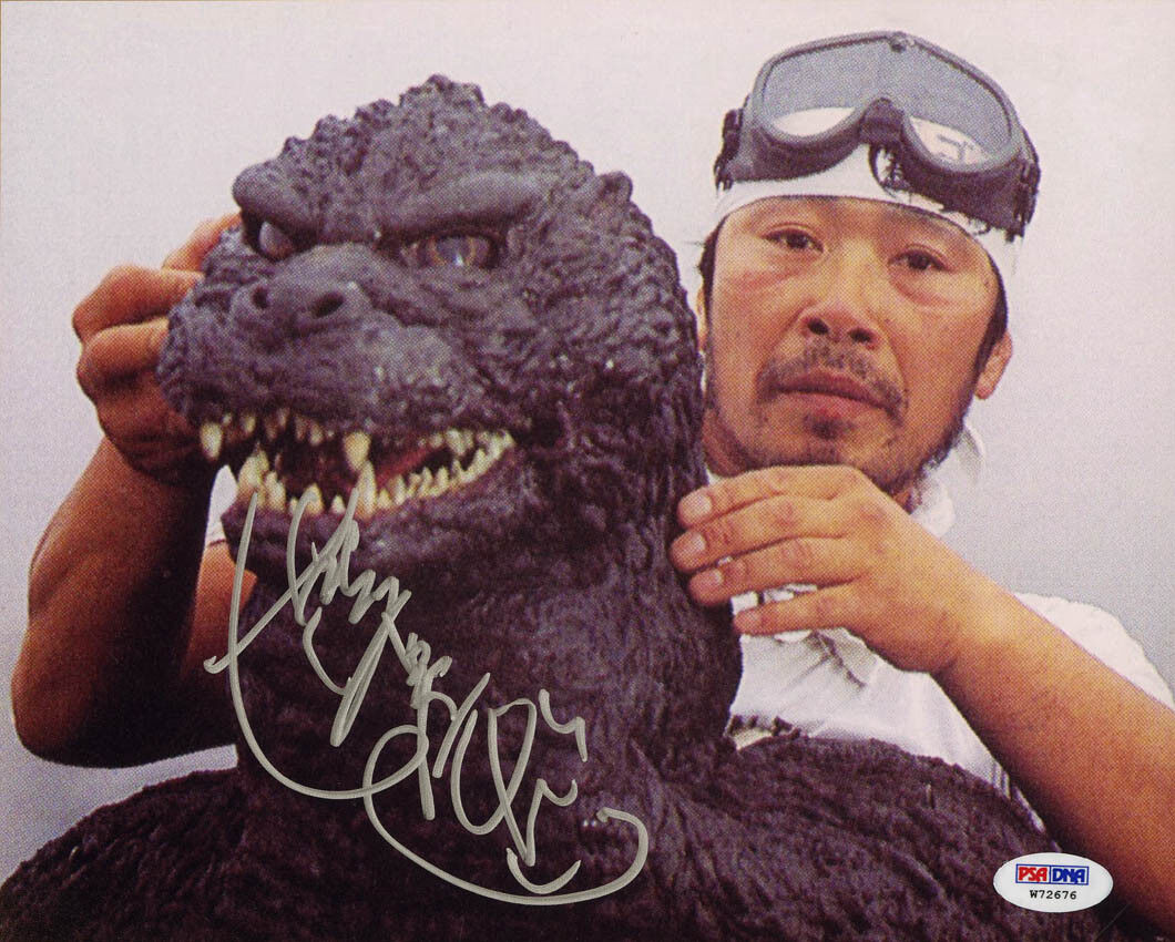 Kenpachiro Satsuma SIGNED 8x10 Photo Poster painting Godzilla RARE PSA/DNA AUTOGRAPHED Heisei