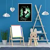 Tiana - Full Round Diamond Painting-(Silhouette style)