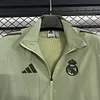2025/2026 Real Madrid Windbreaker Grass Green Football Shirt 1:1 Thai Qualityy
